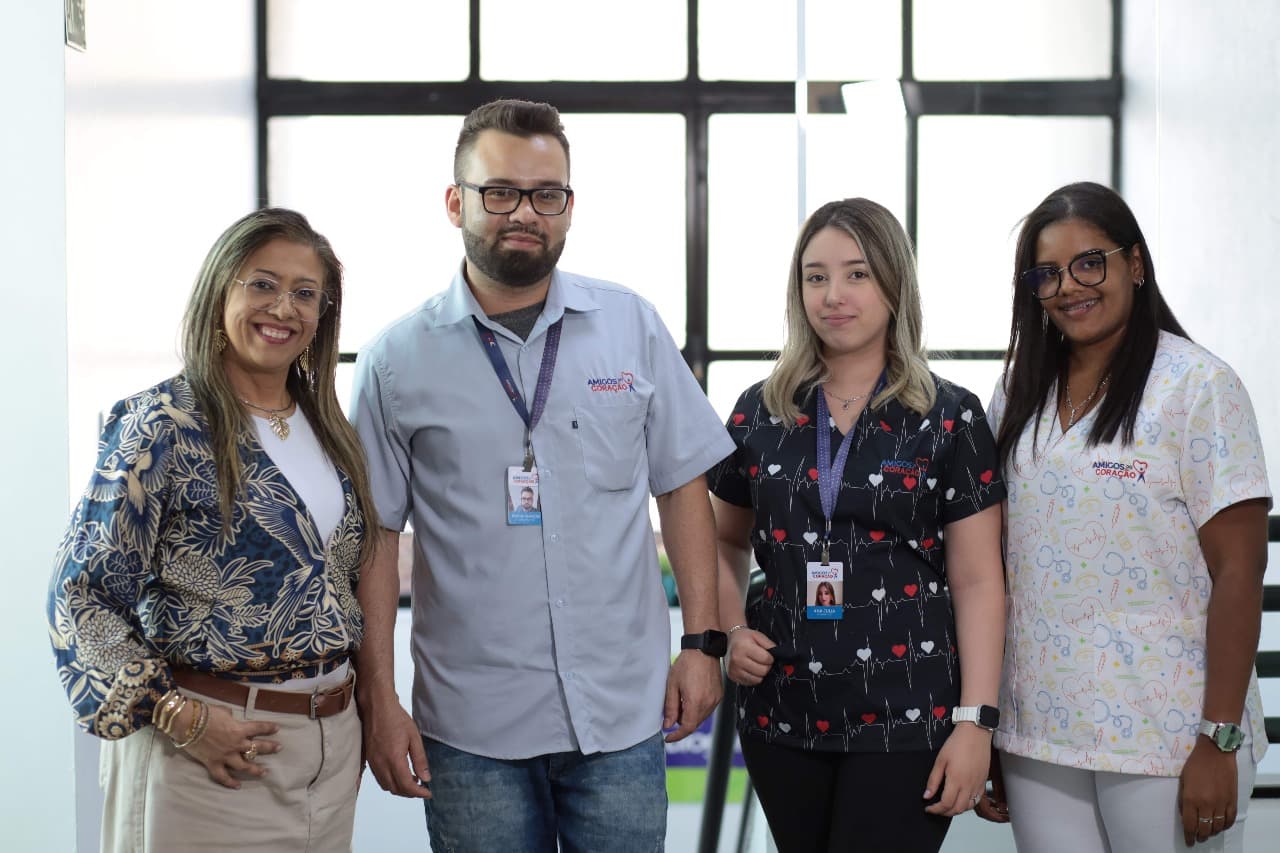 Equipe da Clínica Amigos do Coração